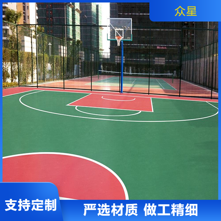 荆门市篮球场硅PU篮球场硅PU - 方案